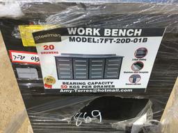 Unused 2022 Steelman 7' Work Bench,