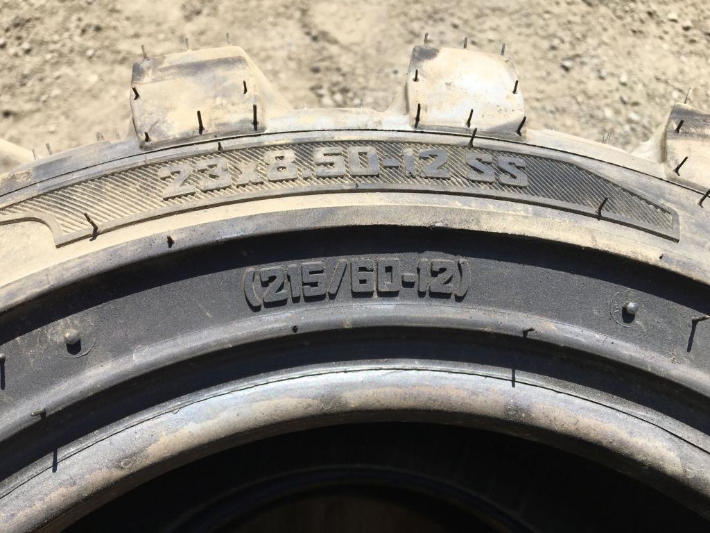 (4) Unused Camso SKS232 23x8.50-12 Tires,