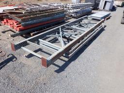 (2) 11' Pallet Rack Uprights,