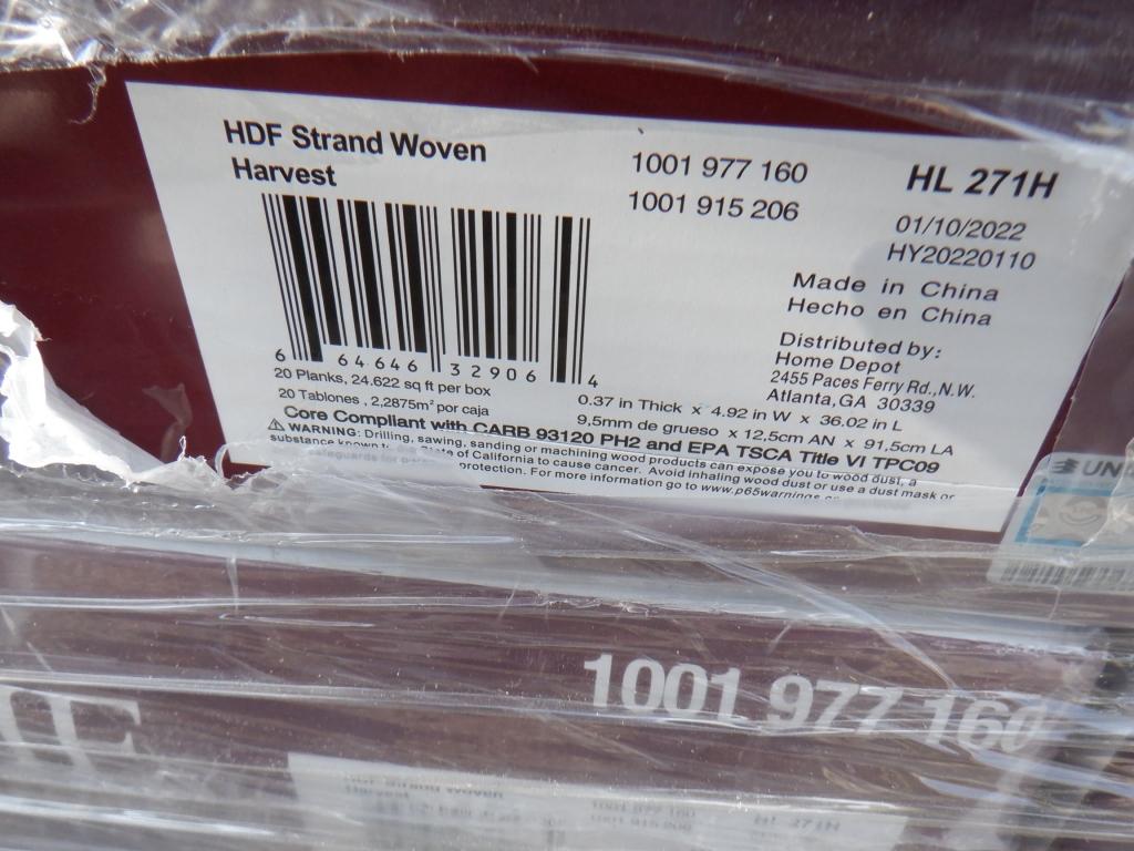 Pallet of Home Decorators Collection 4.92" x 36"