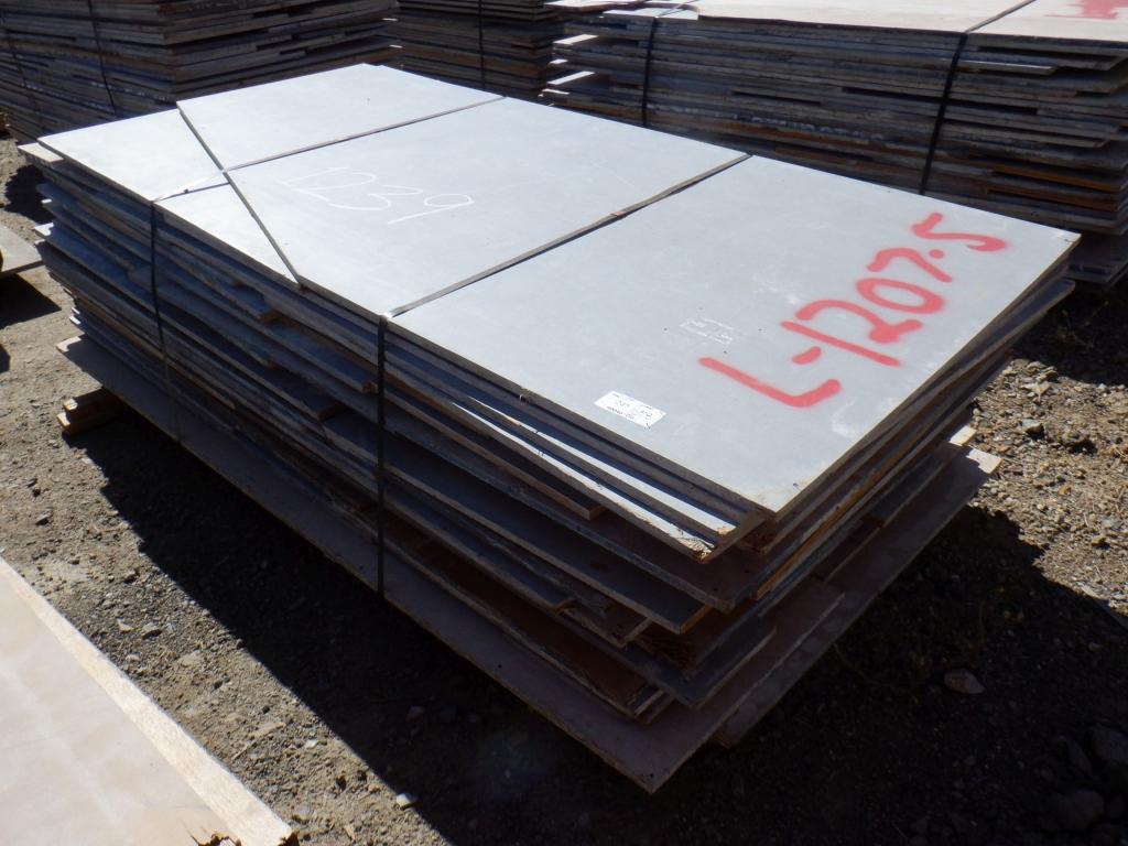 4' x 8' Wood Concrete Forms.