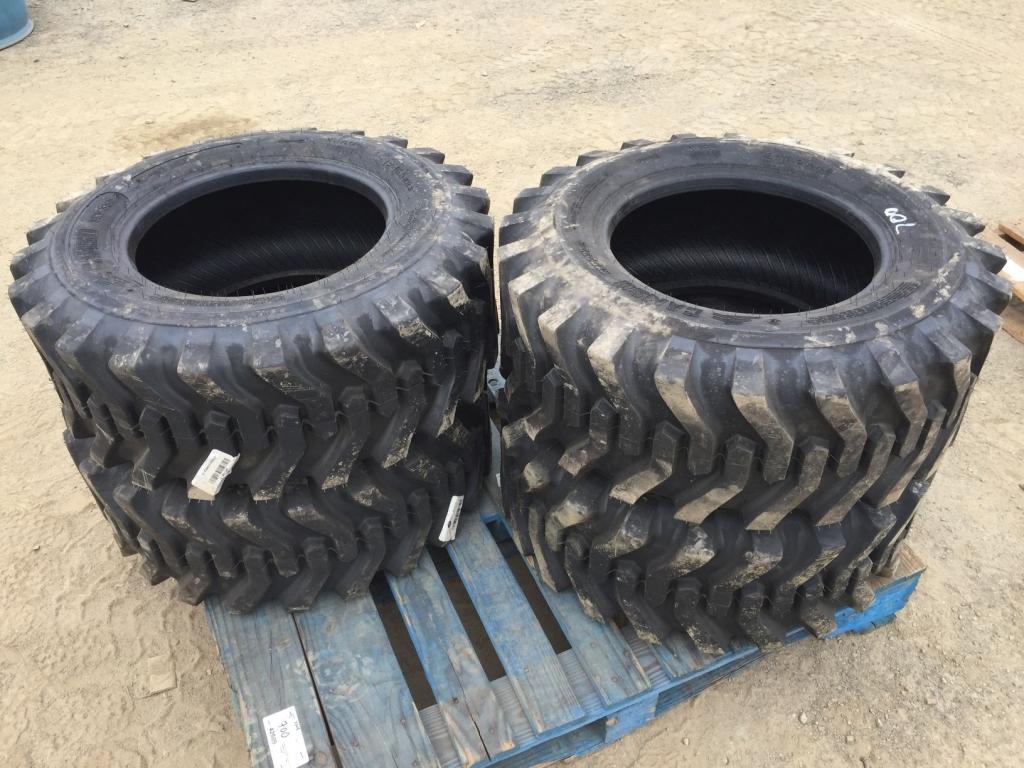 (4) Unused SKS332 12-16.5 Skid Steer Tires.