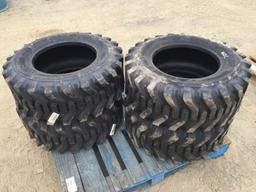 (4) Unused SKS332 12-16.5 Skid Steer Tires.