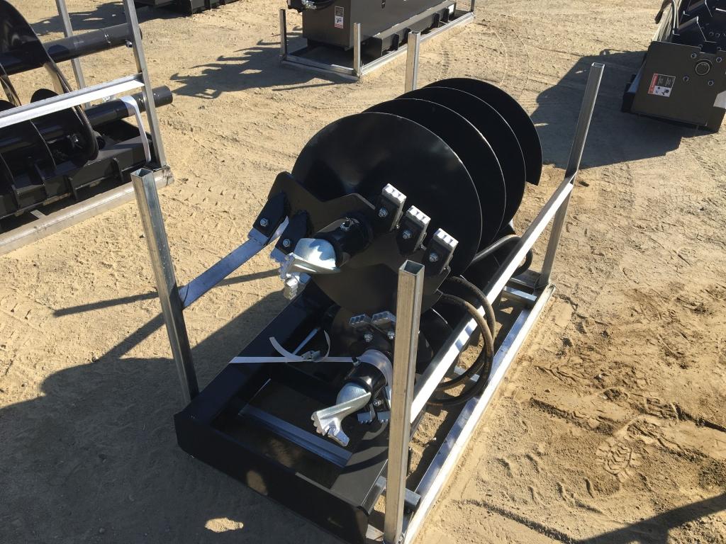 Unused 2022 JCT Hydraulic Auger Attachment,