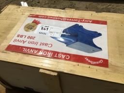 Unused 2022 Greatbear 200# Cast Iron Anvil.