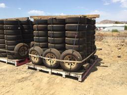 Pallet of (70) Carlisle Trail USA ST215/75D14 Foam