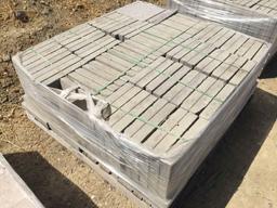 Pallet of Misc 12" x 12" x 2" Concrete Pavers.