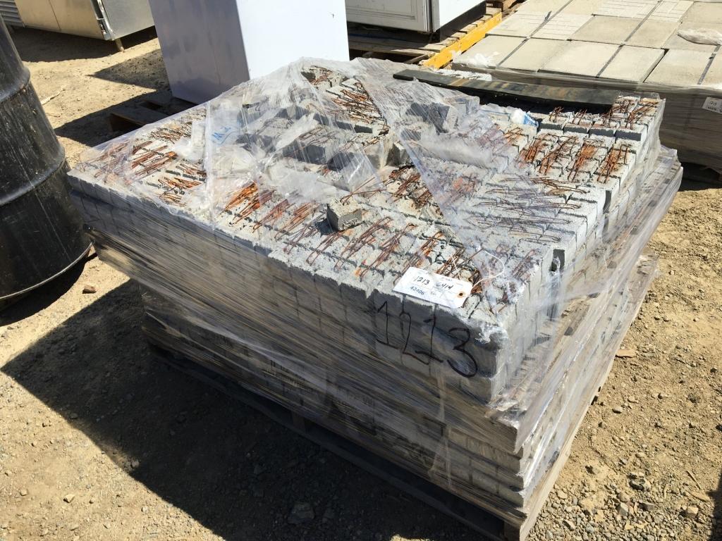 Pallet of Concrete Spacer Blocks.