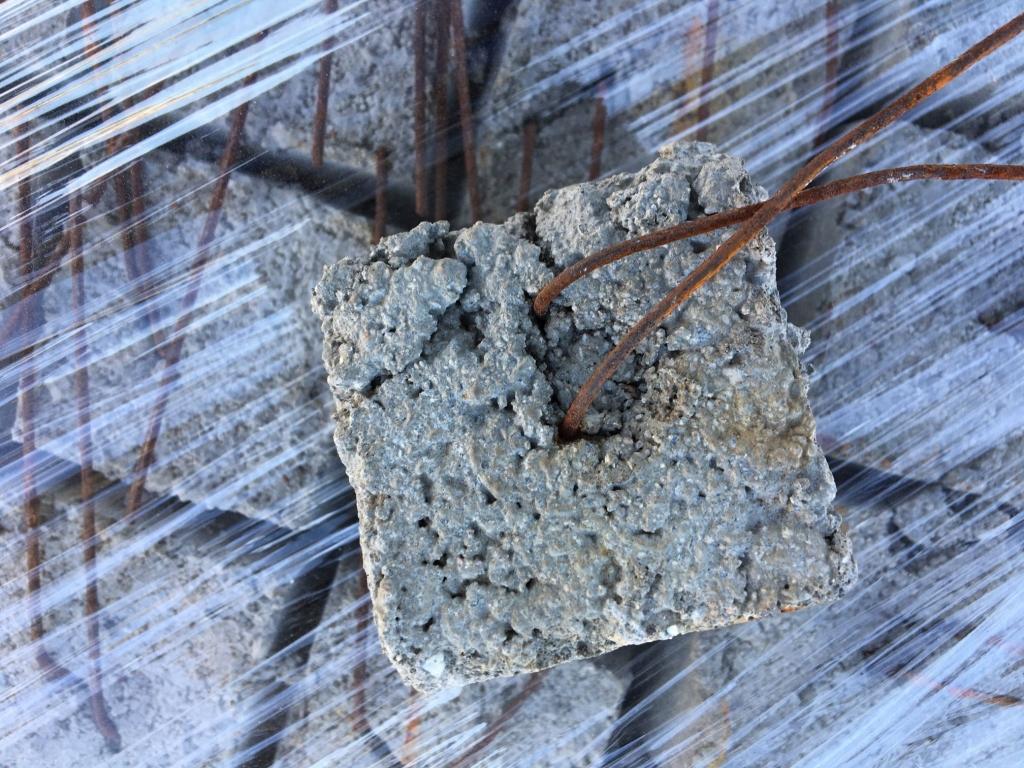 Pallet of Concrete Spacer Blocks.