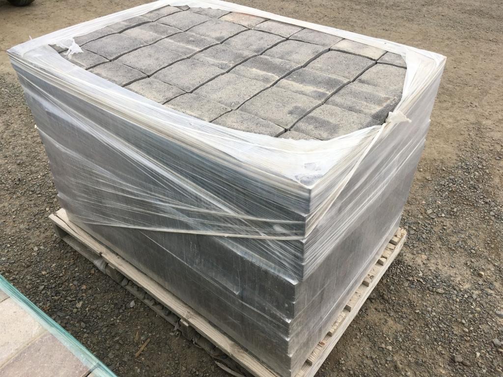 Pallet of Acker Stone Appian Pillow Pavers.
