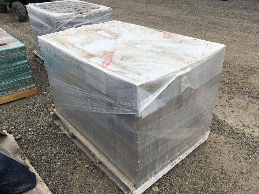 Pallet of Acker Stone Appian Ree Camfer Pavers.