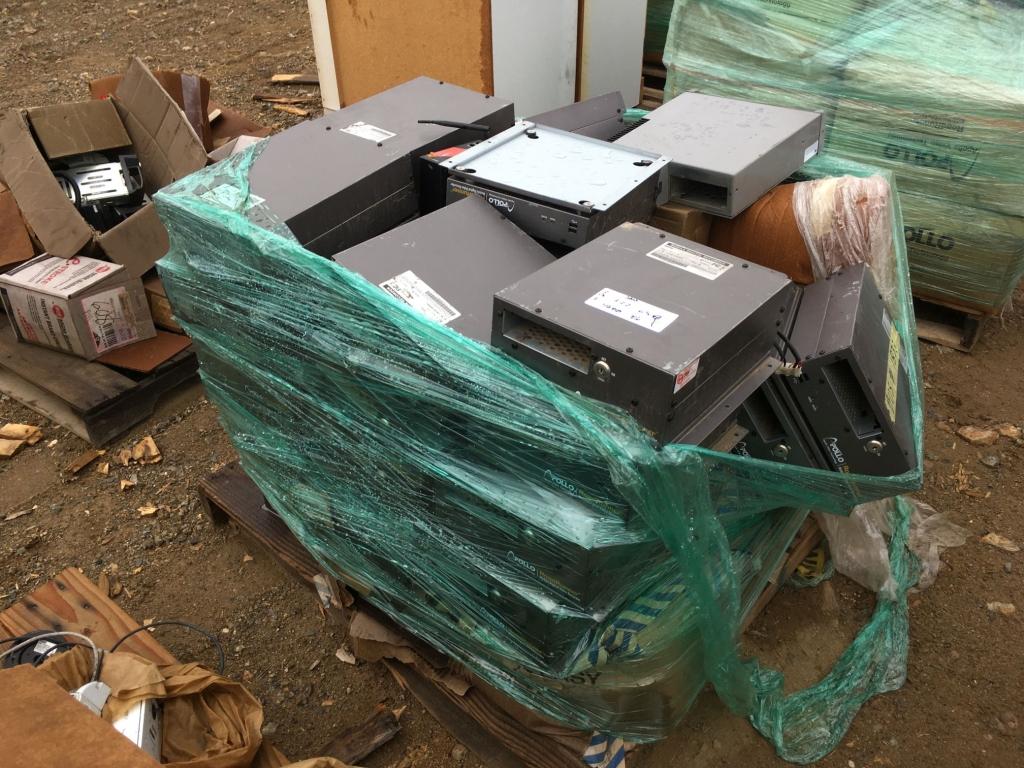 (3) Pallets of Transit Bus Electronic Devices.