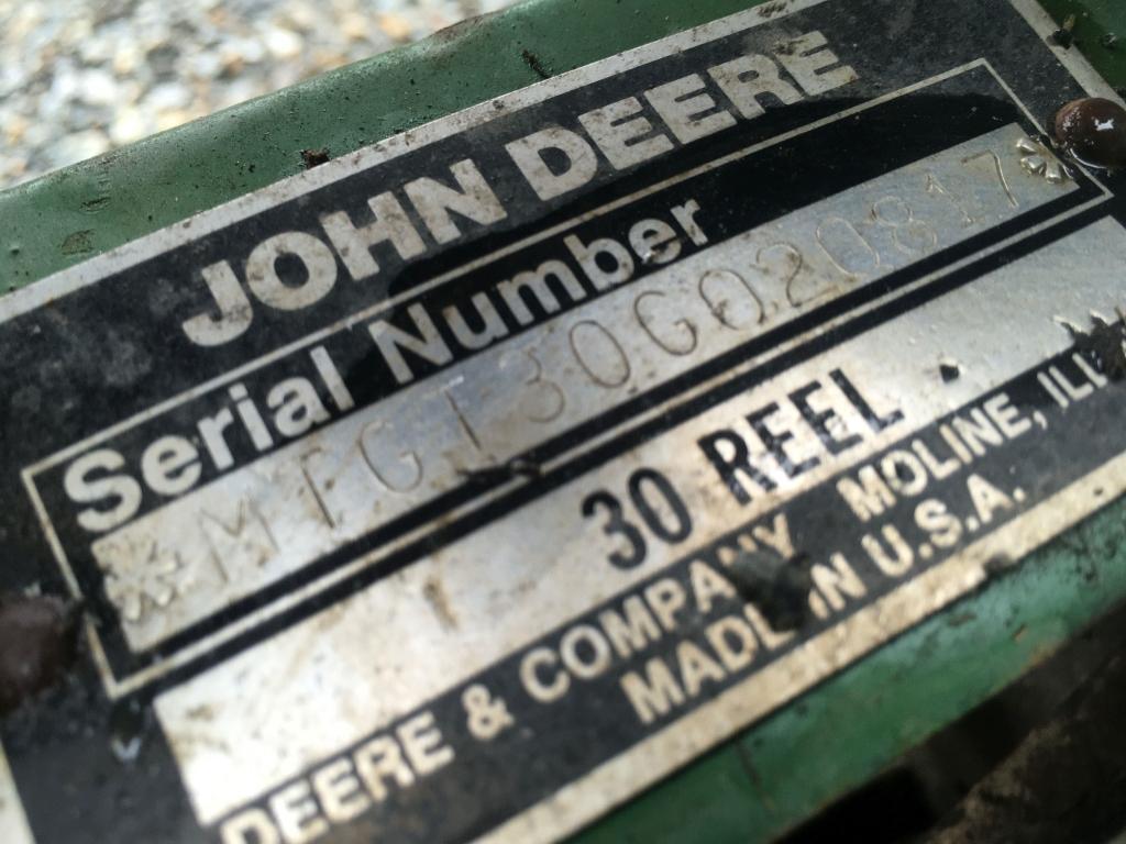 John Deere 3365 Reel Mower,
