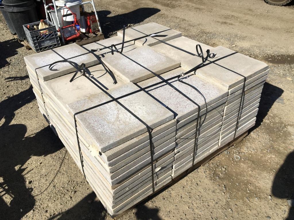 Pallet of Misc 16" x 16" Concrete Pavers.