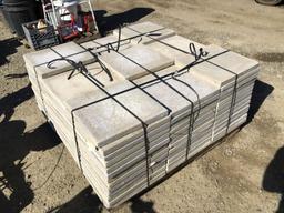 Pallet of Misc 16" x 16" Concrete Pavers.