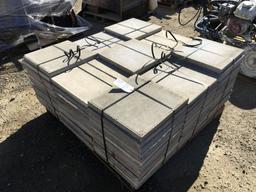 Pallet of Misc 16" x 16" Concrete Pavers.