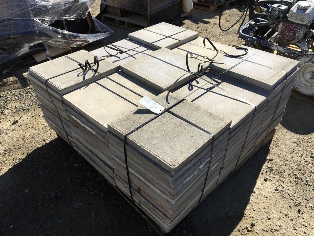 Pallet of Misc 16" x 16" Concrete Pavers.