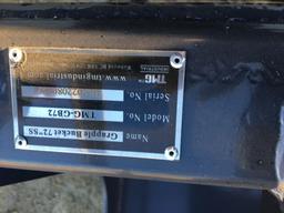 Unused TMG GB72 72in Grapple Bucket,