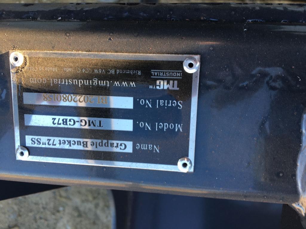 Unused TMG GB72 72in Grapple Bucket,