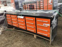 Unused 2022 TMG WB20D 10ft Heavy Duty Work Bench,
