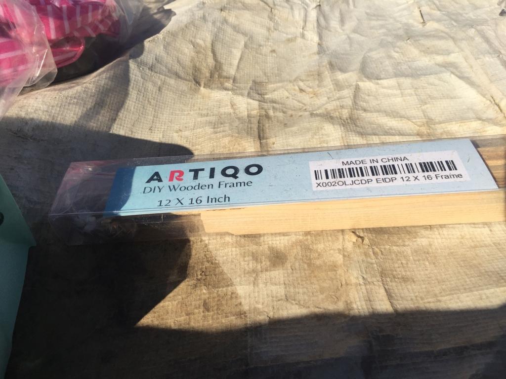 Pallet of Misc Items Including, Wood Frames