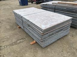 4ft x 8ft Wood Concrete Forms.