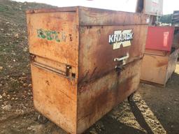 Knaack 48in x 60in x 30in Job Box w/Casters.