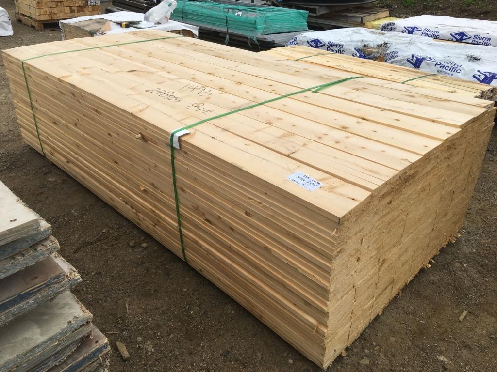 (248) 5.5in x 8ft Misc Lumber.