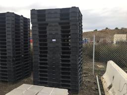 (20) 44in x 56in Plastic Pallets.
