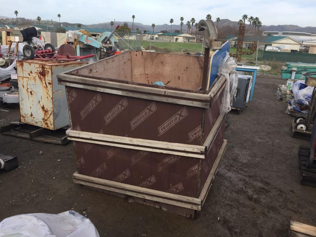 51in x 52in x 46in Wood Crate of Electrical Items,