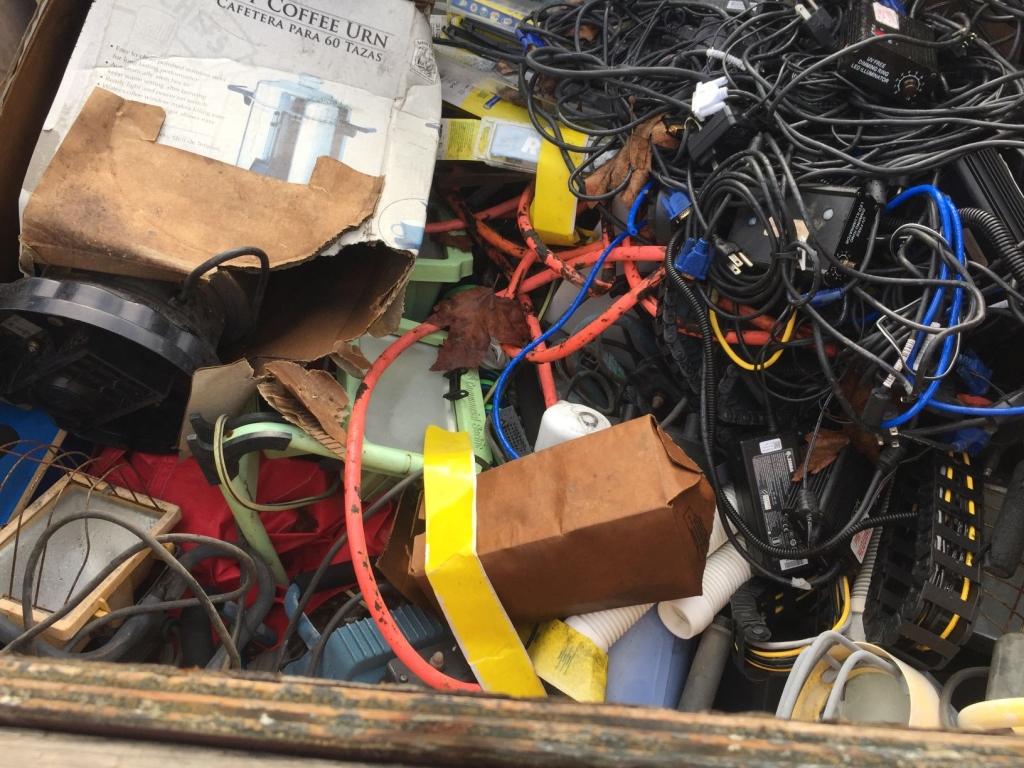 51in x 52in x 46in Wood Crate of Electrical Items,