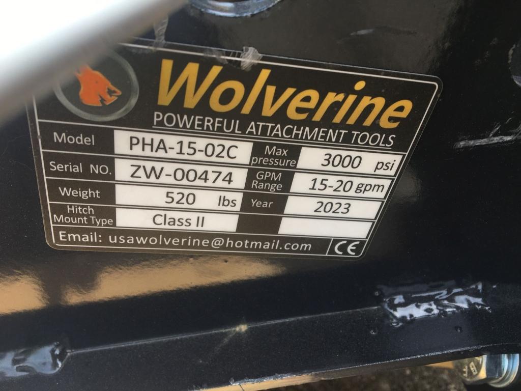 Unused 2023 Wolverine PHA3-Point Hitch Attachment,