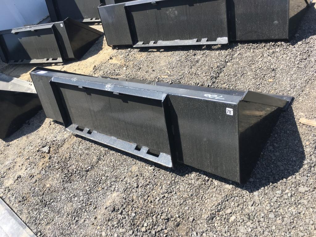 Unused 78in Loader Bucket,