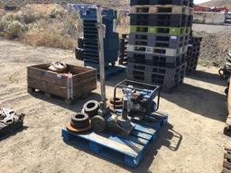 Pallet of (4) Brake Drums, Predator Pump,