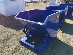 Unused Greatbear Self Dumping Forklift Hopper.