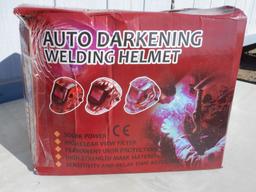 Unused Auto Darkening Welding Helmet.