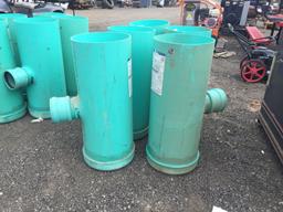 (5) Nylo 36in Plastic Pipe Drain Basin.