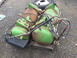 (2) LPG Tanks w/Hoses.