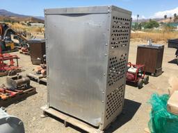 Lockable Propane Bottle Storage Cabinet.