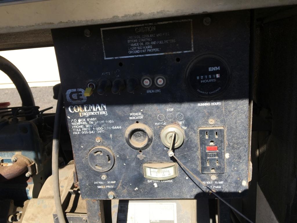 2004 Coleman Light Tower,