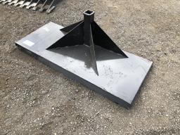 Unused Hitch Receiver Attachment,