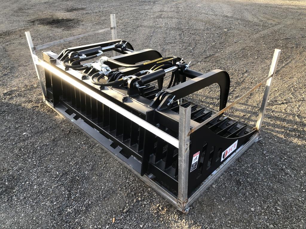 Unused JCT 72in Rock Grapple Bucket,