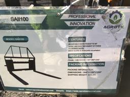 Unused Mower King 48in Forklift Attachment,