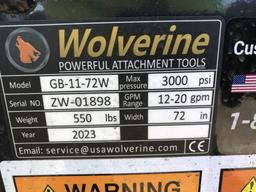 Unused Wolverine 72in Grapple Bucket,