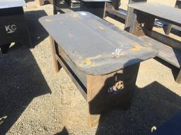 30in x 57in 2-Tier Welding Table.