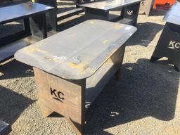 30in x 57in 2-Tier Welding Table.