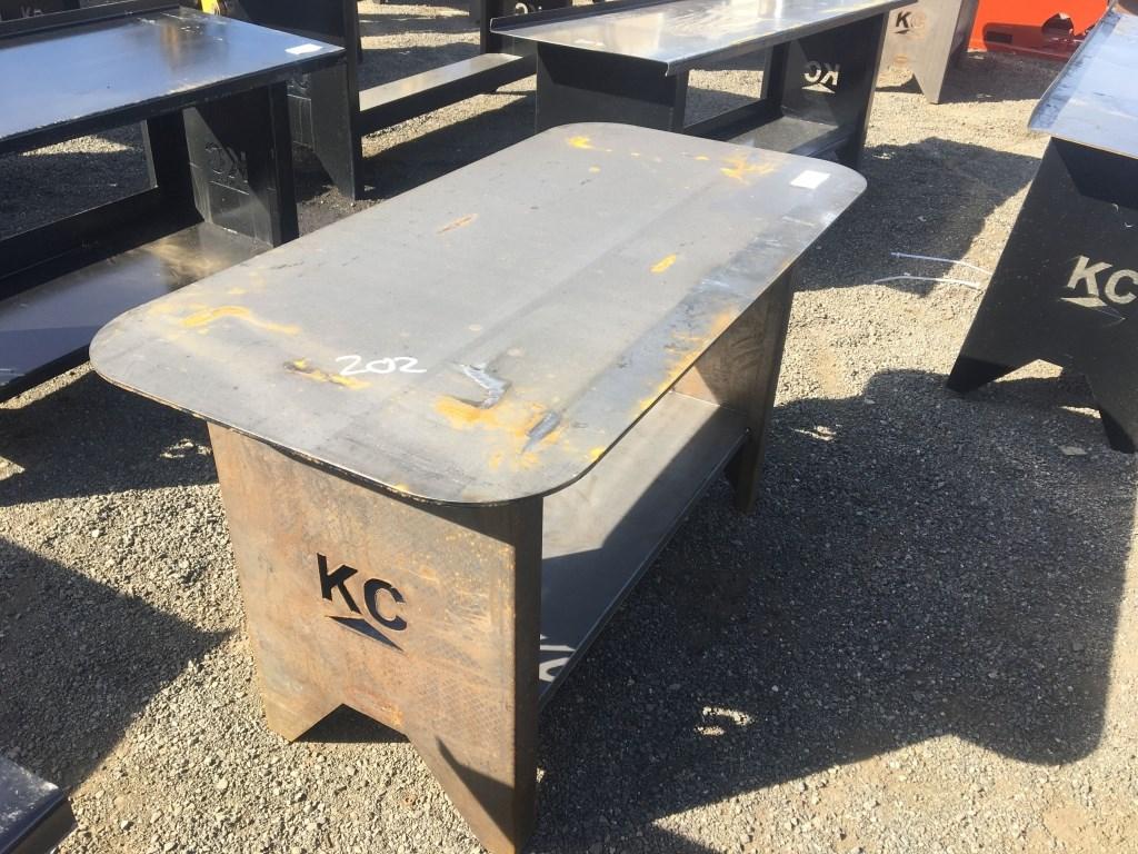30in x 57in 2-Tier Welding Table.