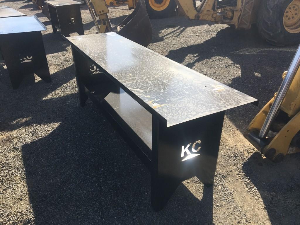 KC  28in x 90in 2-Tier Work Bench.