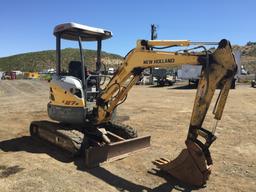 2013 New Holland E27B Mini Excavator,