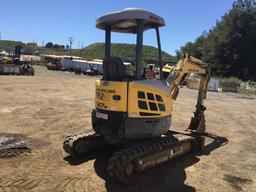 2013 New Holland E27B Mini Excavator,